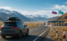 Из России в Казахстан на автомобиле